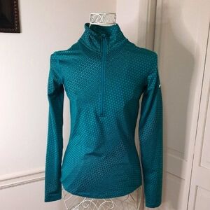 Nike Teal Long Sleeve Pullover